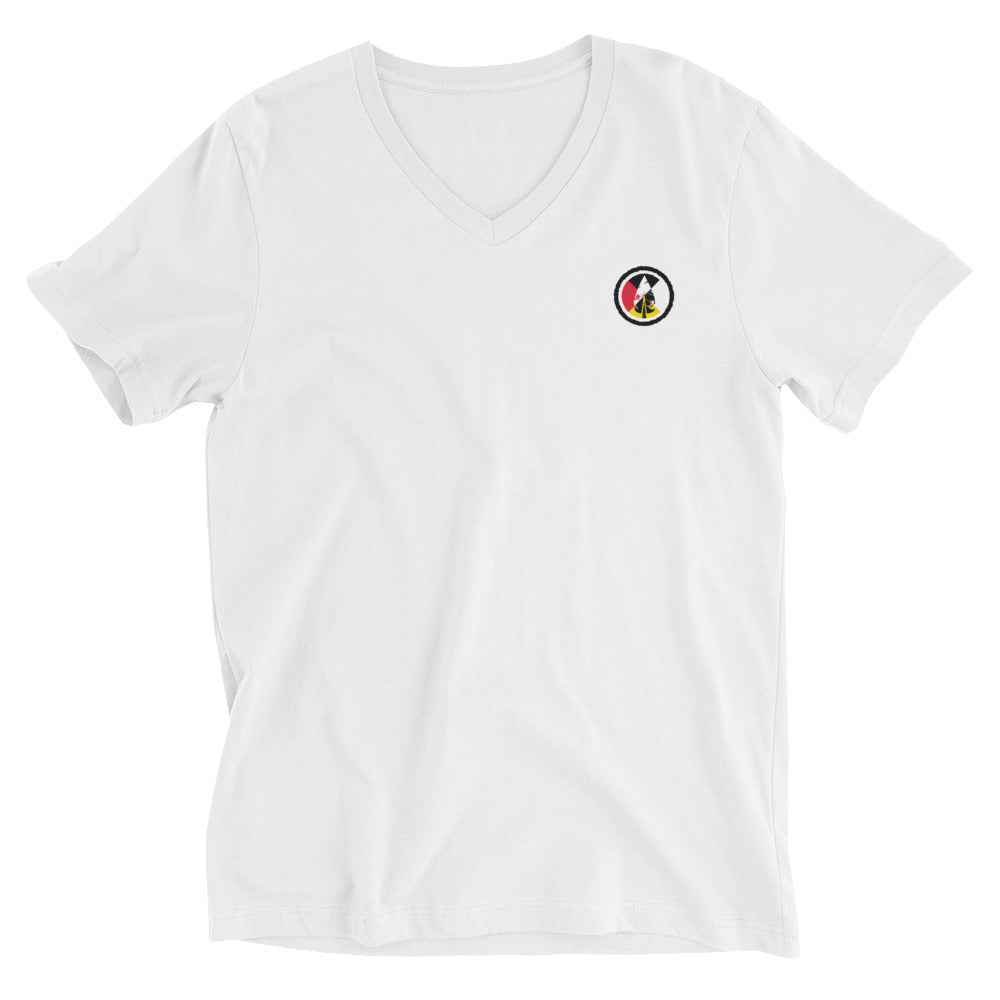 Unisex Short Sleeve V-Neck T-Shirt